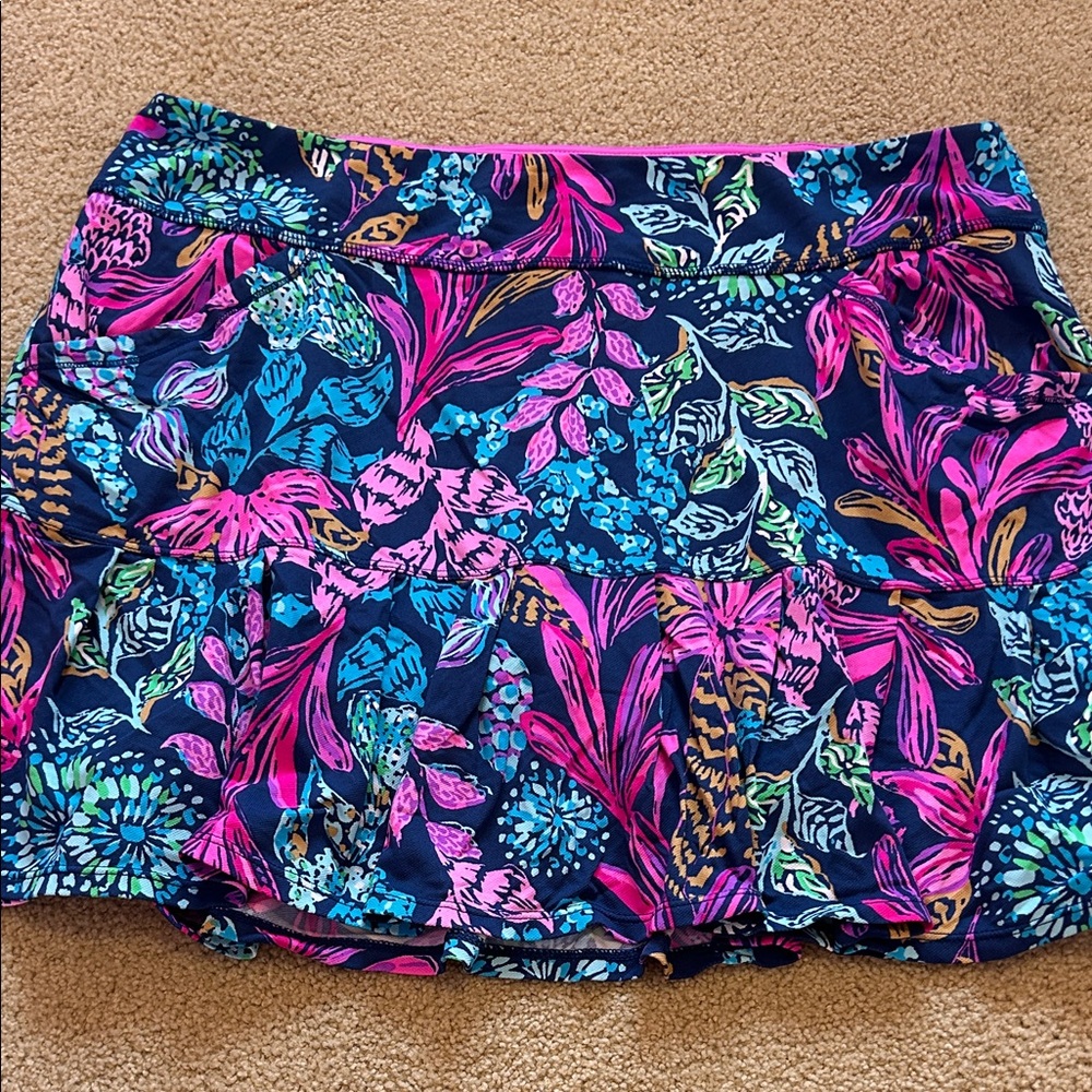 Lilly Pulitzer Hot Pink Luxletic Activewear Skirt